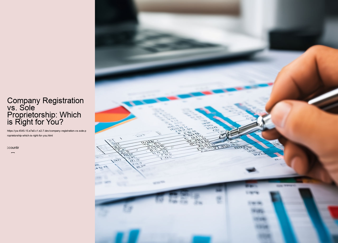 Company Registration vs. Sole Proprietorship: Which is Right for You?